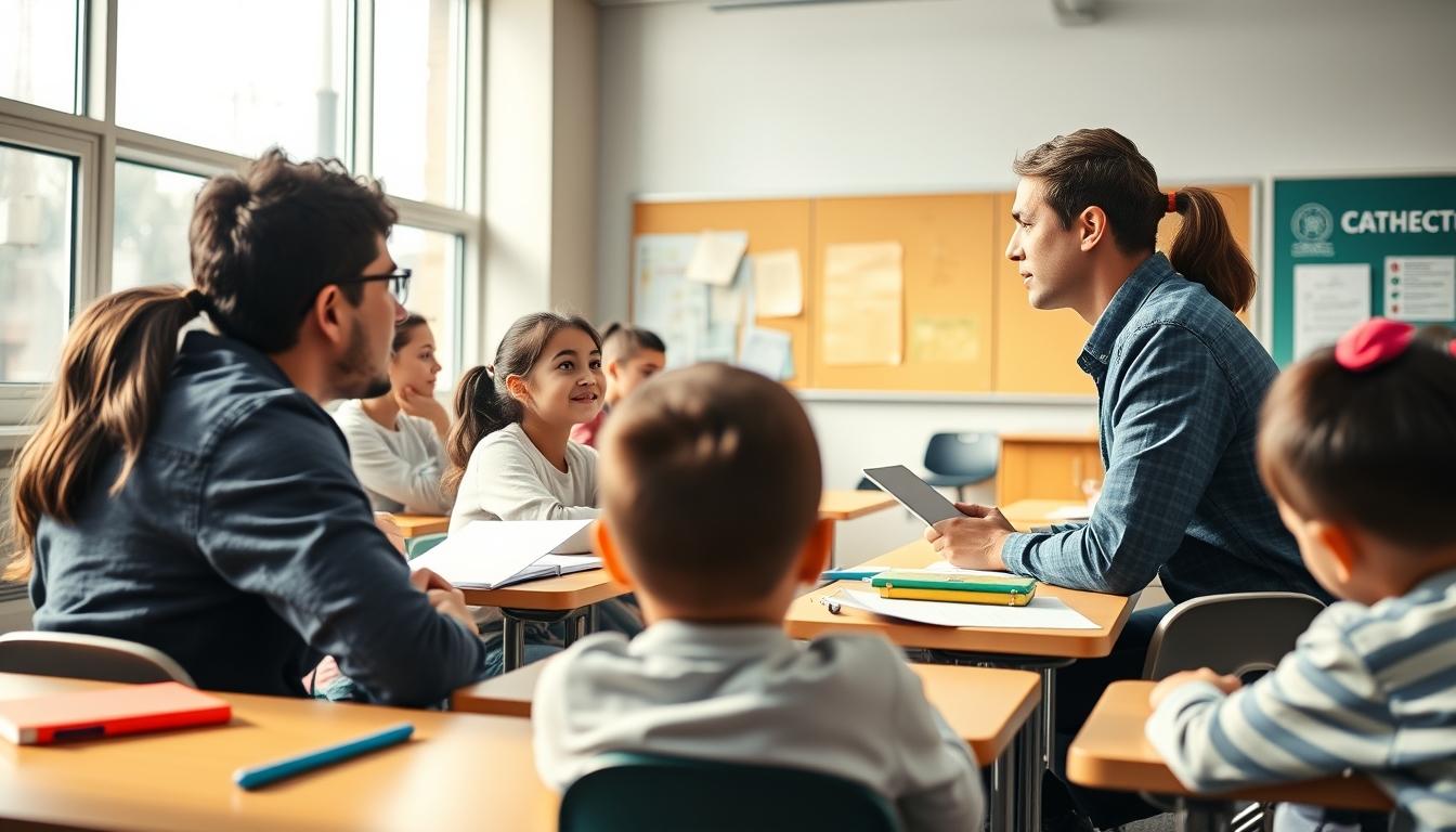 Students working in research laboratory