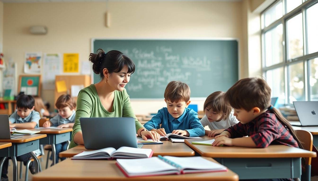 Modern university campus for students