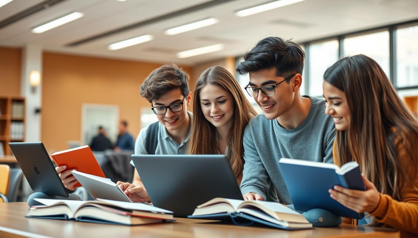 University campus and academic environment in Madrid